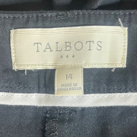 Talbots Slim Ankle Pants Womens Size 14 Black - Picture 7 of 8